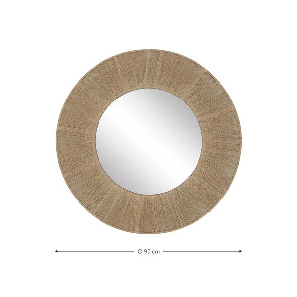 Стенно огледало с метална рамка, ø 90 cm Citra - Westwing Collection-image-4