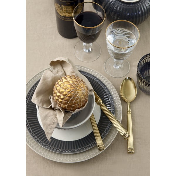 Бяло-сива керамична чиния, ø 23 cm Alice - Green Gate-image-1