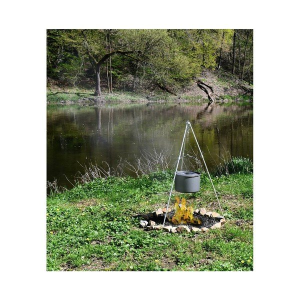 Сгъваем алуминиев статив за камина, височина 86 cm - Cattara-image-4