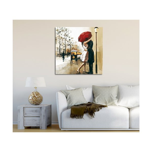 Живопис върху платно Париж, 45 x 45 cm - Wallity-image-2