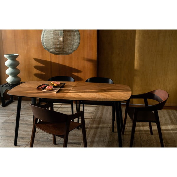 Черно висящо осветително тяло ø 70 cm Meezan – Dutchbone-image-3