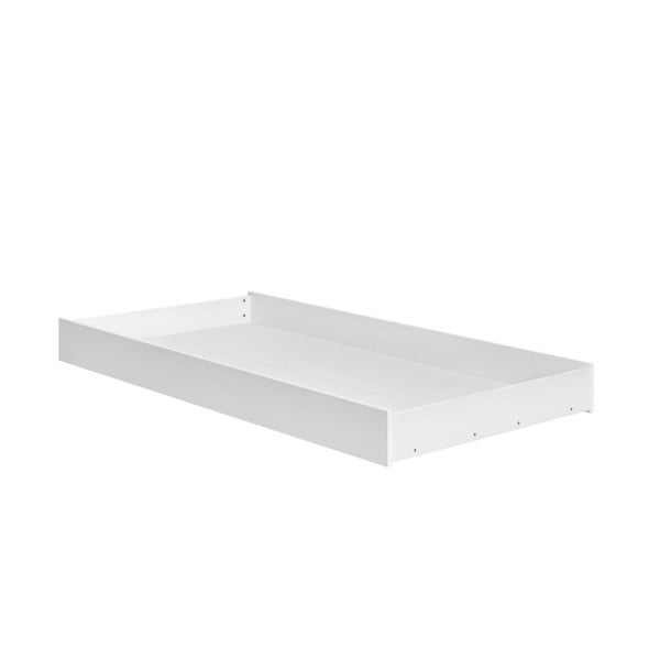 Бяло чекмедже под детското легло Основи, 90 x 200 cm - Pinio