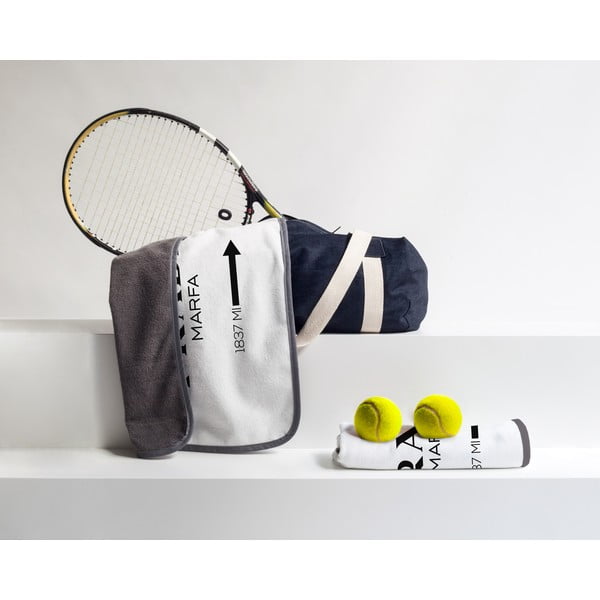 Черно-бяла кърпа от микрофибър 45x70 cm Prada - Really Nice Things-image-1