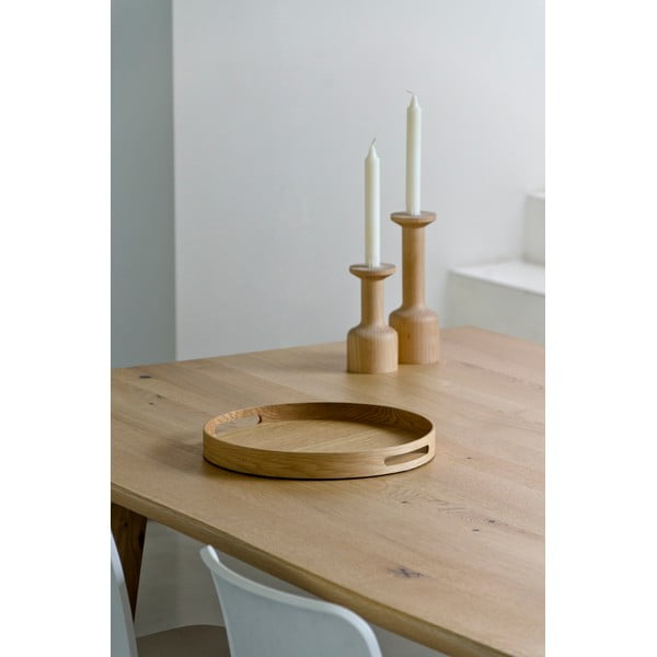 Кръгла дървена табла Дъб, ø 30,8 cm Busboy - Wireworks-image-1