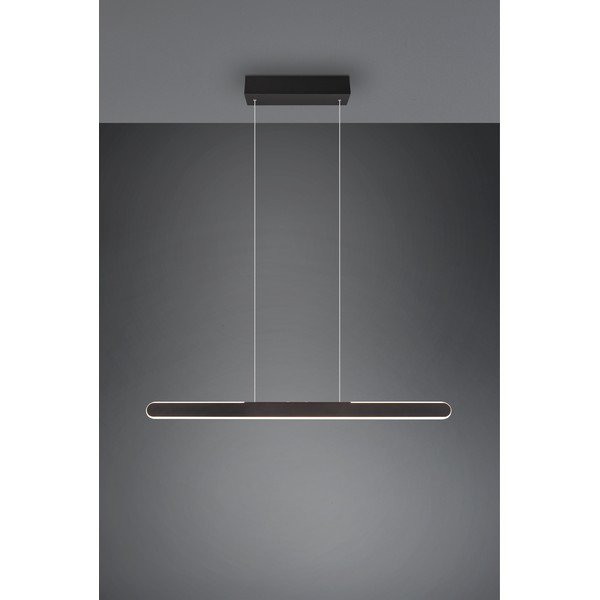 Черно висящо LED осветително тяло Helios - Trio-image-2