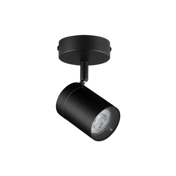 Матово черно метален прожектор с огъваща се структура 12x8 cm Alma – Nova Luce