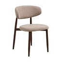 Бежов/тъмнокафяв тапициран трапезен стол Levanto – House Nordic