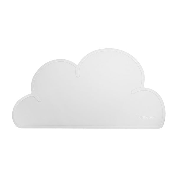 Светлосива силиконова подложка Cloud, 49 x 27 cm - Kindsgut