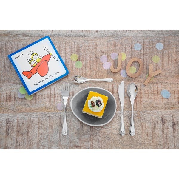 Детски прибори за хранене от неръждаема стомана в сребристо 4 бр Miffy – Zilverstad-image-1