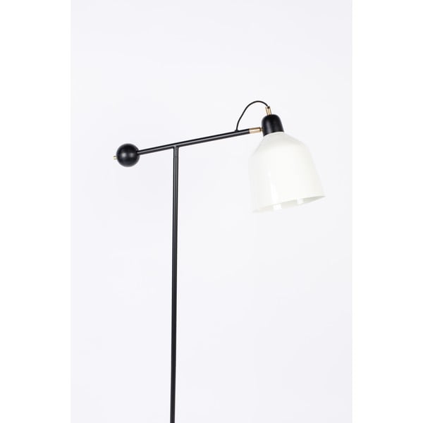 Бяло-черна подова лампа Skala - Zuiver-image-2