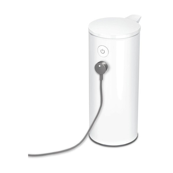 Бял безконтактен стоманен дозатор за сапун 266 ml - simplehuman-image-3