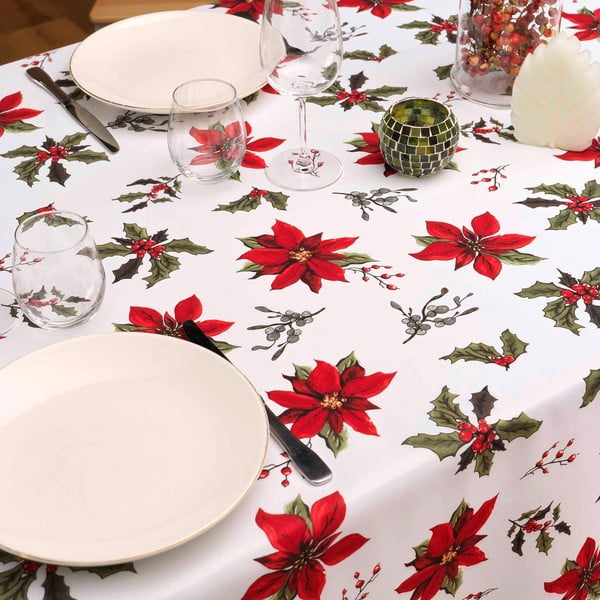 Покривка за маса с коледен мотив 150x240 cm Amaryllis – douceur d'intérieur-image-1