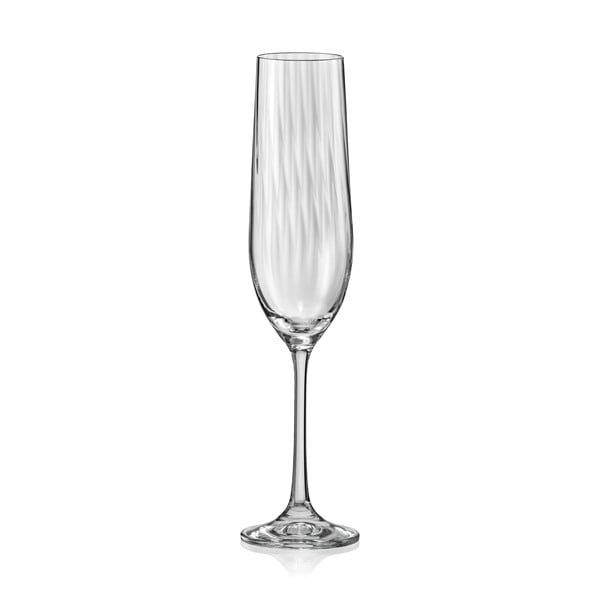 Комплект от 6 чаши за шампанско , 190 ml Waterfall - Crystalex