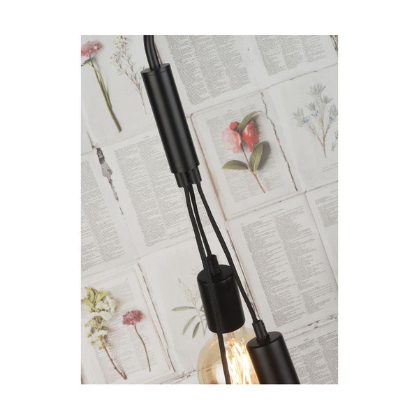 Черна свободностояща лампа с бетонна основа Oslo - it's about RoMi-image-3