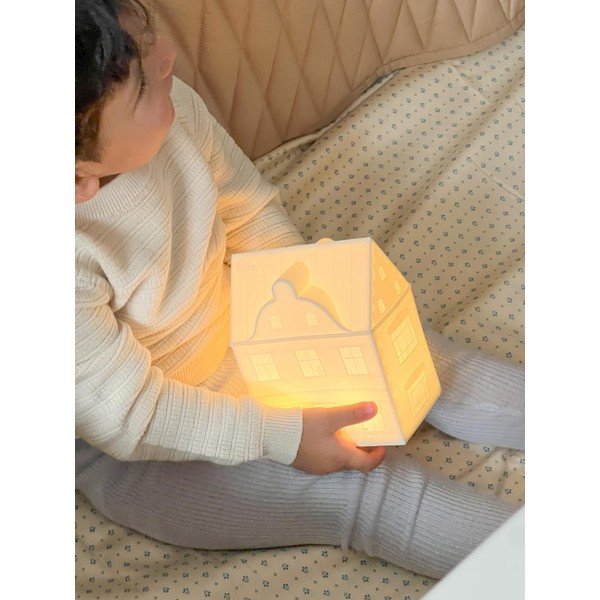 Детска нощна лампа в цвят слонова кост Copenhagen Off-White – Cam Cam Copenhagen-image-1