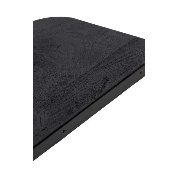 Черен стенен рафт от масивно манго 50 cm Tarontu – Light & Living-image-3