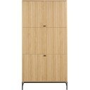 Гардероб от дъбов декор  в естествен цвят 99x200x60 cm Albany  – Actona