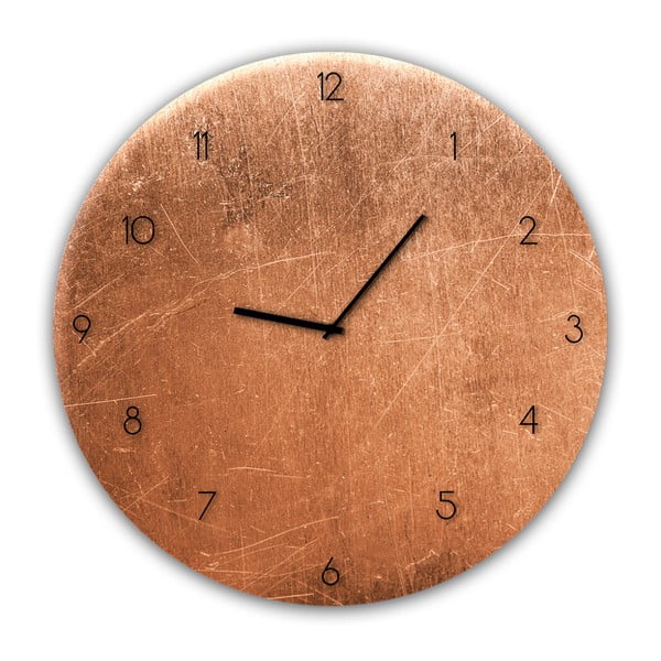 Стенни часовници Glassclock , ⌀ 30 cm Copper - Styler