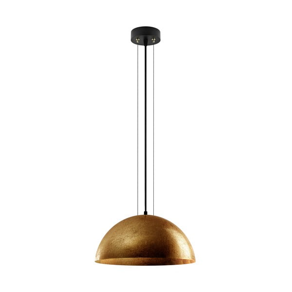 Závěsná lampa ve zlaté barvě Bulb Attack Cuatro, průměr 40 cm