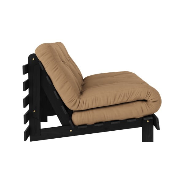 Кафяв разтегателен диван 160 cm Roots Black Night – Karup Design-image-4