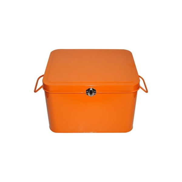 Plechový úložný box Waterquest, oranžový