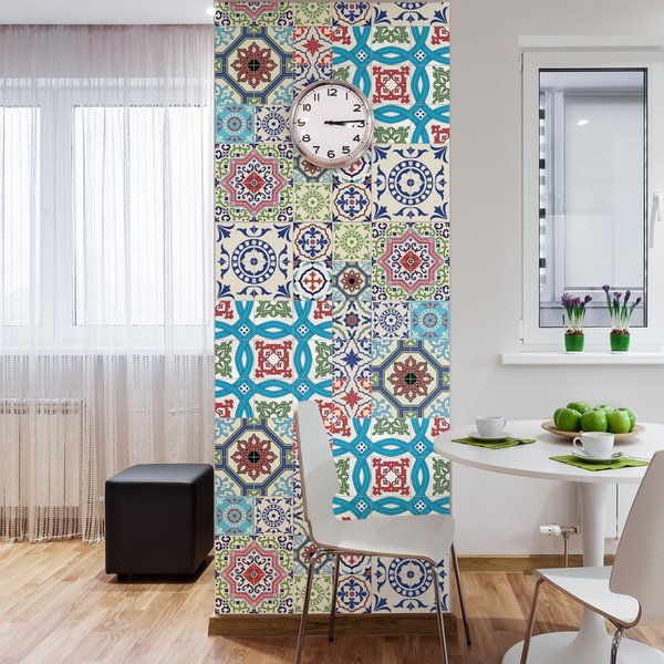 Sada 30 samolepek Ambiance Azulejos Salsa, 120 x 100 cm-image-2