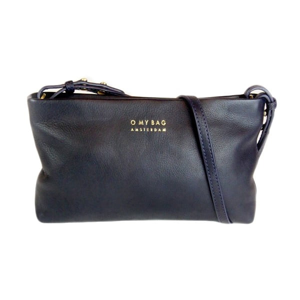 Kožená kabelka/psaníčko O My Bag Dashing Daisy Midnight Blue