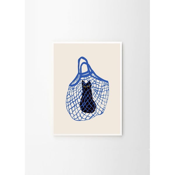 Постер 30x40 cm The Cat’s In The Bag – Chloe Purpero Johnson – The Poster Club-image-3