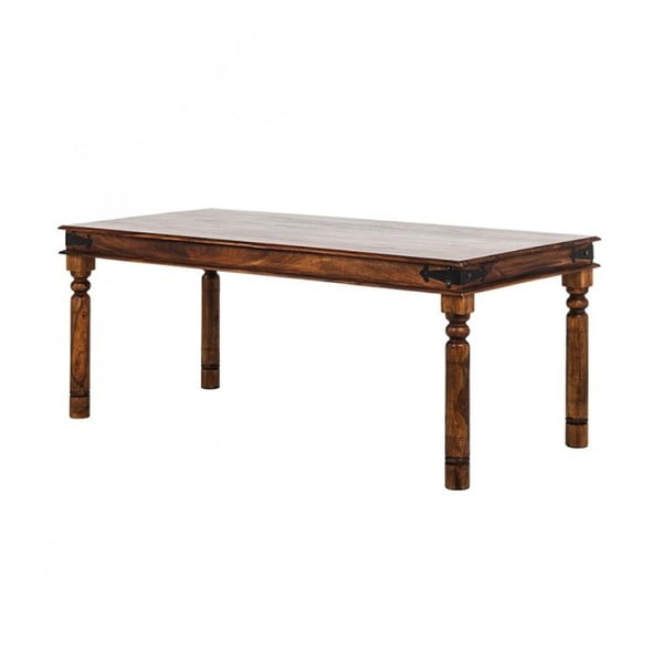 Jídelní stůl z palisandrového dřeva v medovém odstínu Massive Home Nicco, 120 x 80 cm