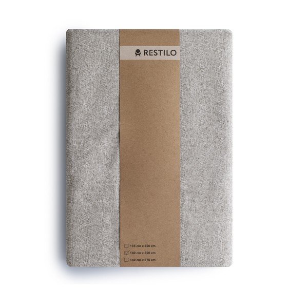 Кафяво-сиво затъмняващо перде 140x250 cm Corita – Restilo-image-4