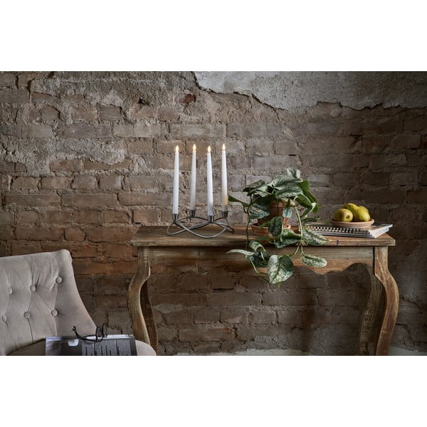 Комплект от 4 бели LED восъчни свещи, височина 28,5 см Flamme - Star Trading-image-4