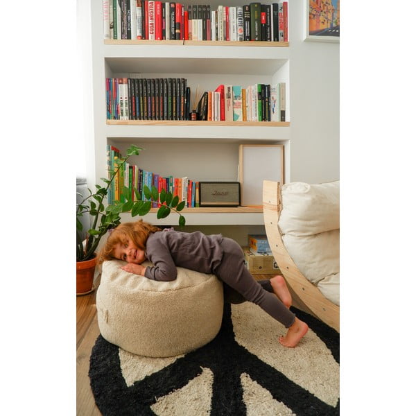 Бежов детски пуф Cream - Really Nice Things-image-2