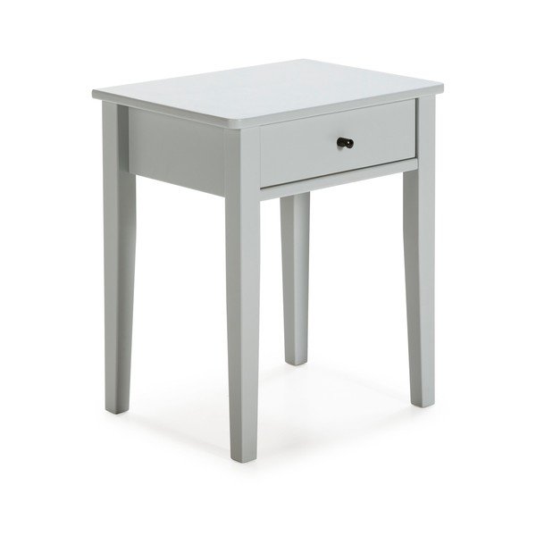 Светлосиво нощно шкафче от борова дървесина Bart - Marckeric-image-3