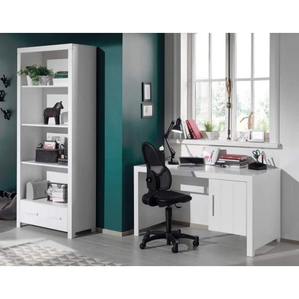 Бяла детска работна маса Erik - Vipack-image-1