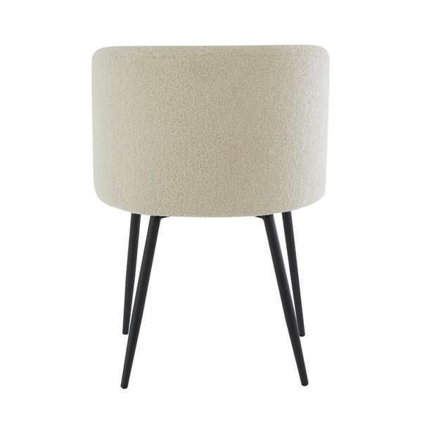 Бежов тапициран трапезен стол Elyna – Light & Living-image-4