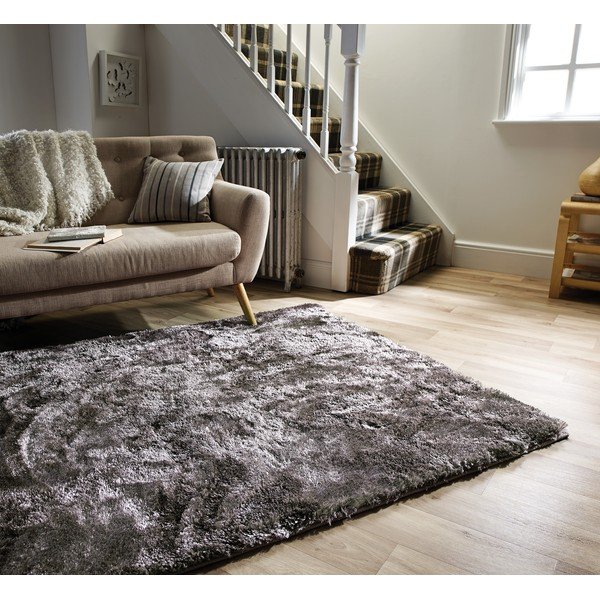 Сив килим Serenity Silver, 120 x 170 cm - Flair Rugs-image-3