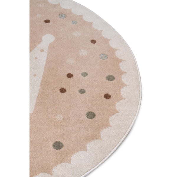 Бежов детски килим ø 100 cm Crown - Hanse Home-image-1