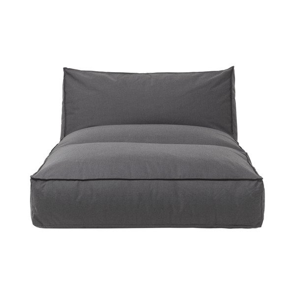 Тъмно сив градински шезлонг Coal, 120 x 190 cm - Blomus