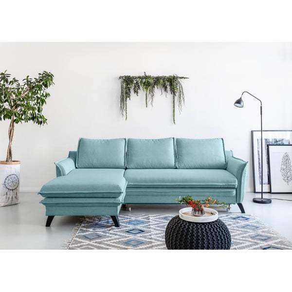 Светлосин ъгъл на разтегателен диван, ляв ъгъл Charming Charlie - Miuform-image-1