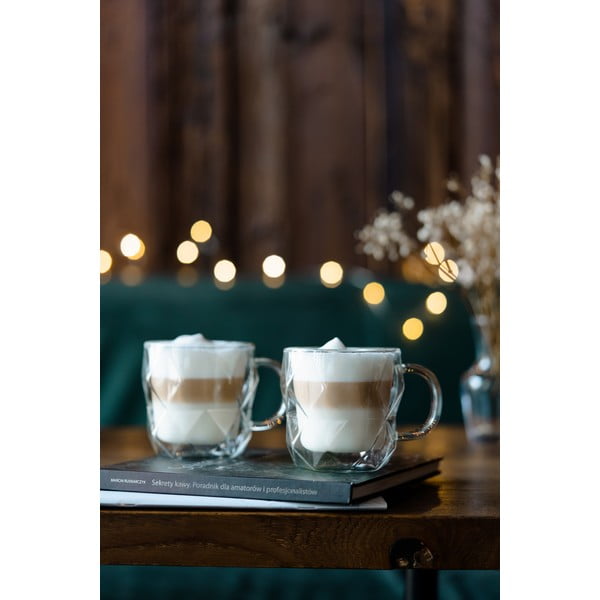 Комплект от 2 чаши с двойна стена , 330 ml Geo - Vialli Design-image-1