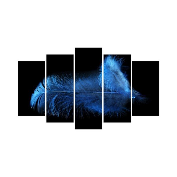 Картина от няколко части Deep Azul, 102 x 60 cm - 3D Art