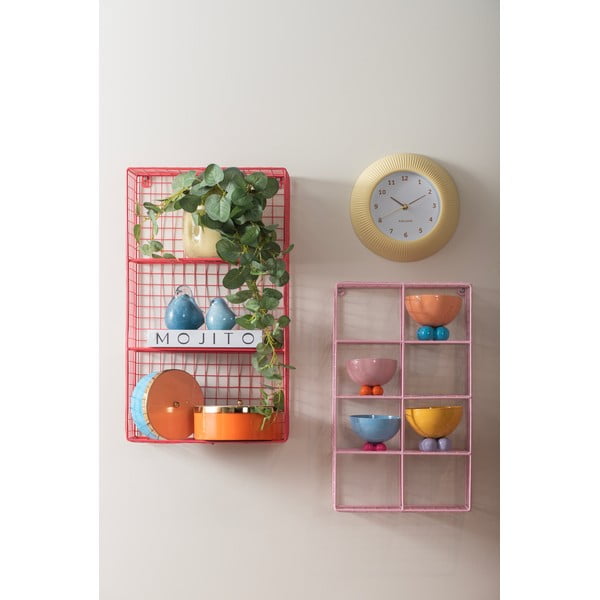 Стенен часовник ø 25 cm Tender Rib – Karlsson-image-1