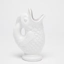 Бяла ръчно изработена ваза Pez Blanco - Velvet Atelier