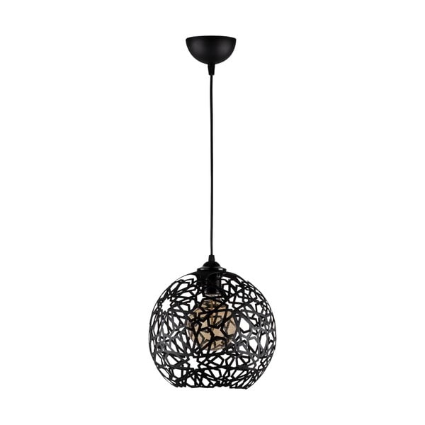 Черно висящо осветително тяло ø 25 cm Fellini – Opviq lights-image-3