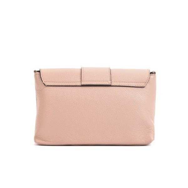 Růžová kožená kabelka Mangotti Bags Baso-image-2