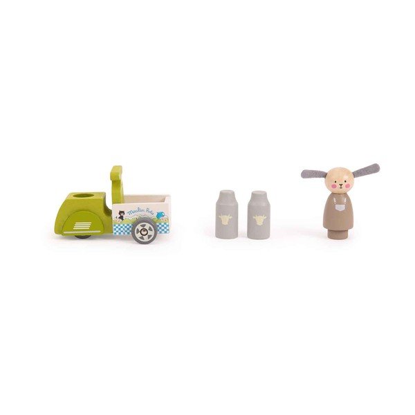 Дървена играчка Milk Delivery - Moulin Roty-image-1