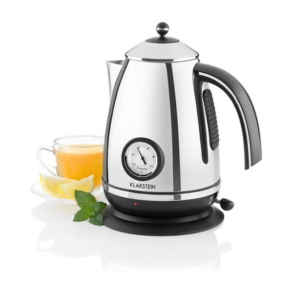 Електрическа кана в сребрист цвят Aquavita Chalet - Klarstein-image-2