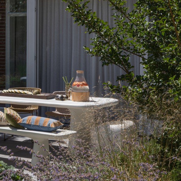 Пластмасова градинска маса за хранене 100x200 cm Loggia – WOOOD-image-1