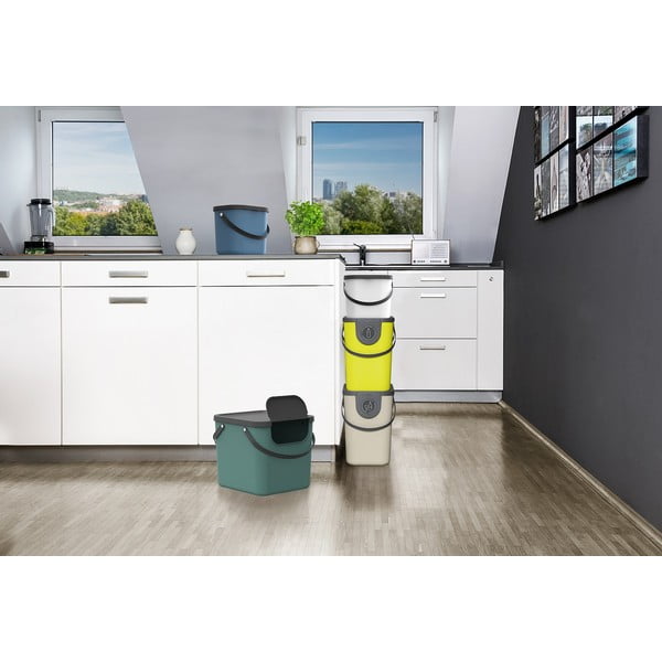 Кошче за отпадъци от рециклирана пластмаса 40 л Albula - Rotho-image-1