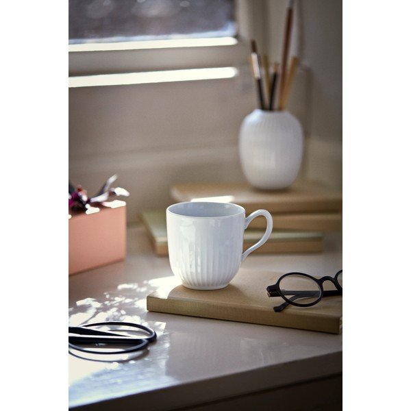 Бяла порцеланова чаша 250 ml Hammershøi – Kähler Design-image-1